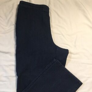 Alfred Dunner Petite Women's Denim Pull On Ankle Pants~Size 10P